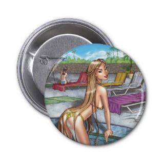 Grimm Fairy Tales   Rapunzel by Pool Bikini Pinup