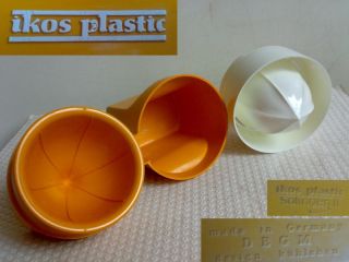 70er. IKOS PLASTIC Zitronenpresse Saftpresse Kunststoff.COLANI PANTON