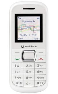 Vodafone 255 in weiss CallYa Prepaid Handy mit D2 Call Ya SIM Karte 5