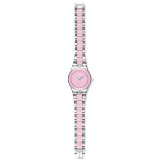 Swatch Damen Armbanduhr Pink Ceramic YLS167G: Swatch: Uhren
