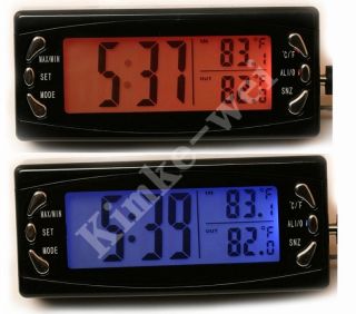 Multifunktions Uhr+Thermometer(Innen+Außen) für Auto