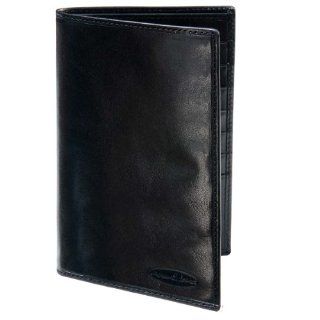 Maxwell Scott   Luxus Schwarze Leder Brieftasche für Herren