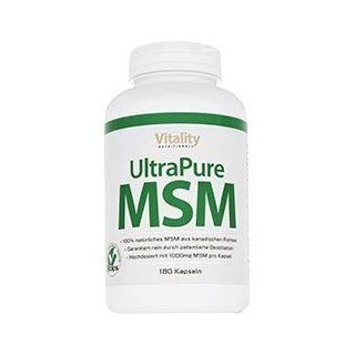 UltraPure MSM Kapseln, 180 Kapseln Lebensmittel