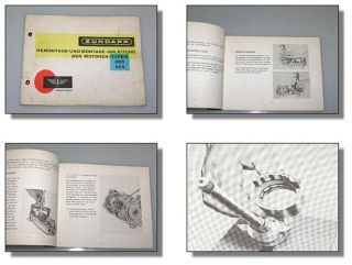 Zündapp Motor 265 & 266 Reparaturhandbuch 1962