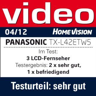 Panasonic TX L42ETW5 107 cm (42 Zoll) 3D LED Backlight Fernseher, EEK