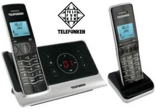 Telefunken TC252Touch DUAL DECT Telefon GAP Anrufbeantworter