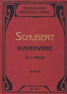 gebraucht Schubert Klavierwerke Breitkopf & Härtel 261 zu 2 Händen