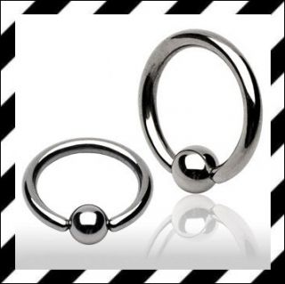 TITAN Lippenpiercing BCR Ring Piercing Lippe 1,2 x 8mm