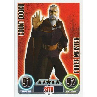 Star Wars Force Attax Einzelkarte 185 Count Dooku Sith Force Meister
