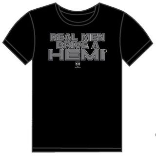 Dodge T Shirt Real Men Drive a HEMI Black
