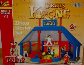 Zirkus Krone Holzspielzeug Holzzirkus Manege Circus
