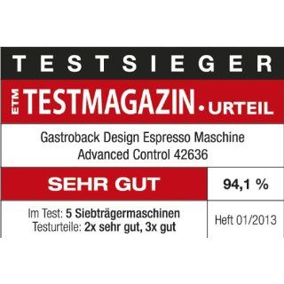 Gastroback 42636 Design Espresso Advanced Control Küche