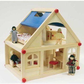 Puppenhaus aus Holz 13 teilig von Marionette wooden toys (24)