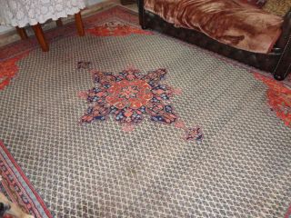  Perser Teppich Sarough Mir handgeknuepft 387 x 292 cm guter Zustand