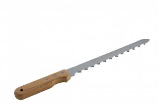 Dämmstoffmesser Messer Edelstahl Klinge 275mm Holzgriff