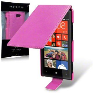HTC WINDOWS PHONE 8X HANDY LEDER TASCHE CASE HÜLLE IN PINK, TERRAPIN