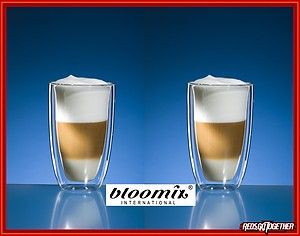Markenglas Bloomix Latte Macchiato Glas doppelwandig 290ml