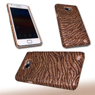 Handy Tasche Case Glitzer M3 f. Samsung i9100 Galaxy S2 / Back Cover