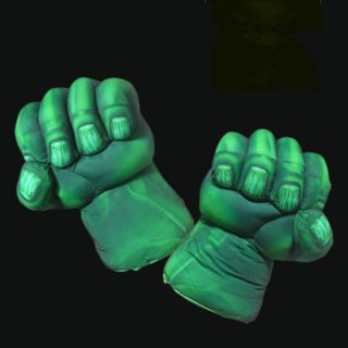 tlg. SET Cosplay unglaubliche Hulk weich vornehm Handschuhe Neu