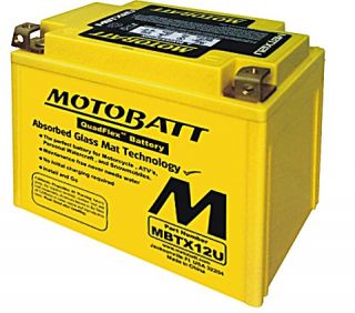 MOTOBATT Batterie MBTX20U, 4 polig (inkl. 20mm Bodenabstandshalter und