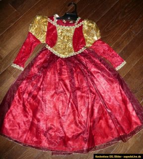 Prinzessin Kleid elegant Luxus Fasching Karneval Kostüm 3 5 Jahre