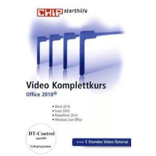 CHIP Video Komplettkurs Office 2010, CD ROM Word 2010, Excel 210