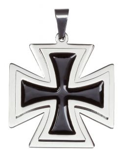 Kettenanhaenger Eisernes Kreuz E13 inkl Cottonband Gothic unisex Kette