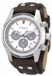 FOSSIL Herren Armbanduhr Sport Chronograph Leder braun CH2565