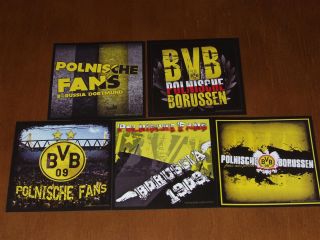 Ultras Aufkleber Adesivi Ultras BVB Borussia Dortmund Fans Polen