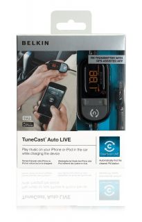 Belkin Tunecast Auto Live FM Transmitter mit Clearscan 