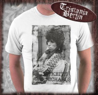 Shirt Retro Keith Richards, Stones  Oeko Tex® Vintage distressed