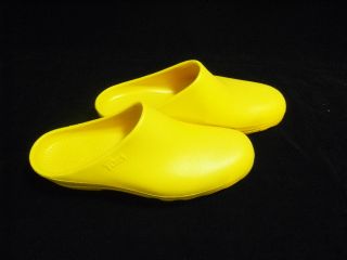 PLOGS OP Schuhe Gartenschuhe Clogs Gr. 47 in gelb