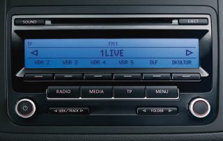 Audio Link USB SD AUX VW 2x6 QuadLock RCD210 + RCD310 bis 2011 Radio