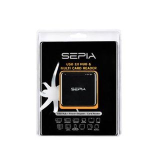SEPIA USB 2.0 Hub & Multi Card Reader SPA 571 Elektronik