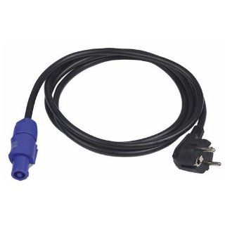 Schuko  Powercon cable 230V Elektronik