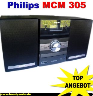 Philips MCM 305 Kompaktanlage  USB Micro Stereo Anlage