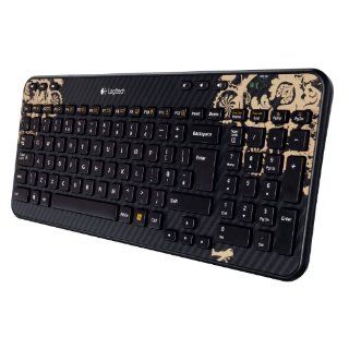 Logitech K360 Tastatur schnurlos Victorian Wallpaper 