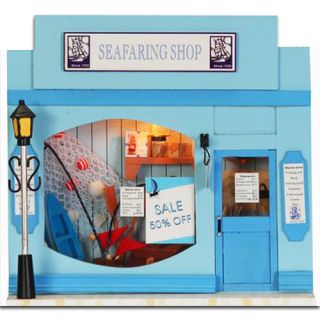 Puppenhaus Dollhouse Miniatur Seafaring Shop DIY Spielzeug Puppenstube
