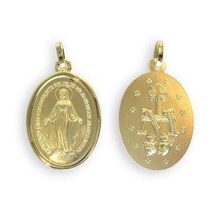 Marien Medaille Madonna Milagrosa Silber 925 NEU (322)