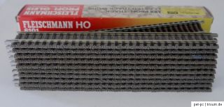 Fleischmann 6101   10 Stück gerade Gleise 200mm   HO Profi Gleis