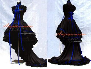 Cosplay schwarzes Kleid von Chi Chobits G326