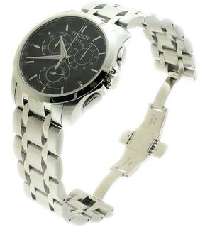 COUTURIER CHRONO STEEL WATCH T035.617.11.051.00 RRP £335