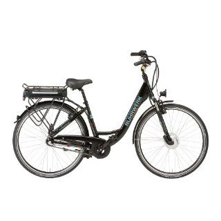 Ruhrwerk Fahrrad Damen Alu E Bike R45, 3 Gang Nexus Wave, black