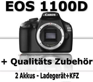 Canon EOS 1100D Gehäuse / Body schwarz SLR Digitalkamera 12 Mp,(2,7