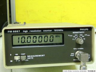 Philips PM 6667, professioneller Frequenzzähler (Fluke)