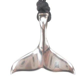 Fisch Delfin Haifisch Flosse Metall Anhänger Halskette