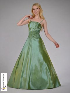 Anja Abendkleid Kleid Ballkleid grün Gr.50 *günstig* *große