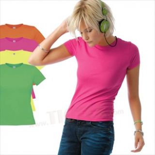 Ladies T Shirt in Neonfarben Women Only PC