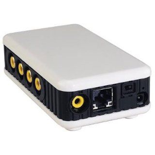 IP Video Server für bis zu 4 Kameras und Audio 