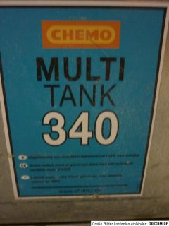 mobile Tankstelle CHEMO Multi Tank 340 l Dieseltankstation Zapfsäule